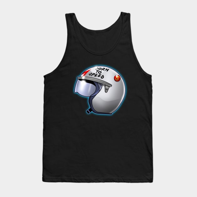 Full Metal Racer Tank Top by ClayGrahamArt